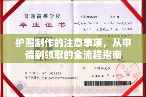 东凤护照制作的注意事项，从申请到领取的全流程指南