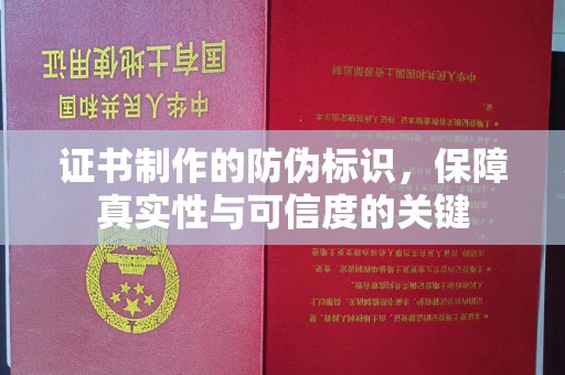 东凤证书制作的防伪标识，保障真实性与可信度的关键