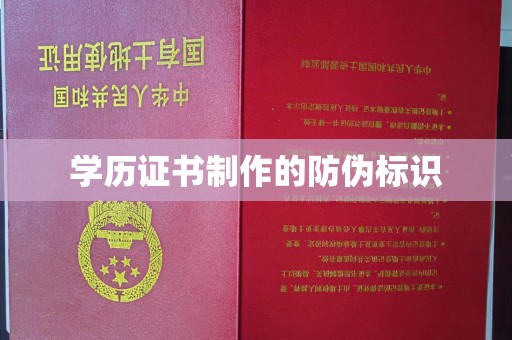 东凤学历证书制作的防伪标识