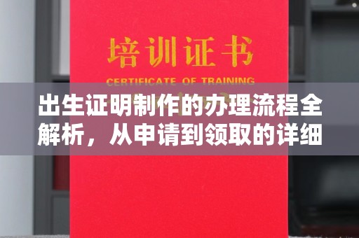 东凤出生证明制作的办理流程全解析，从申请到领取的详细指南