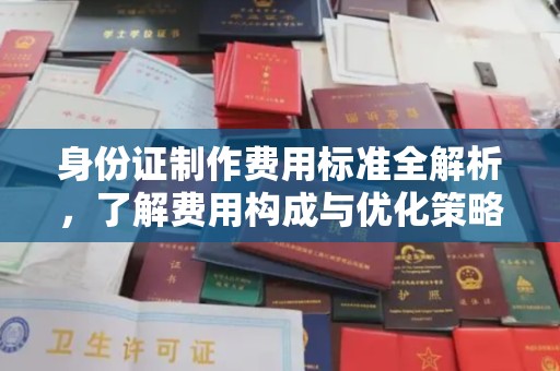 东凤身份证制作费用标准全解析，了解费用构成与优化策略